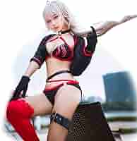 【難あり】Fate FGO ジャンヌオルタ 水着 コスプレ ジャンヌ・ダルク〔オルタ〕 水着Ver コスプレ衣装 Fate/Grand